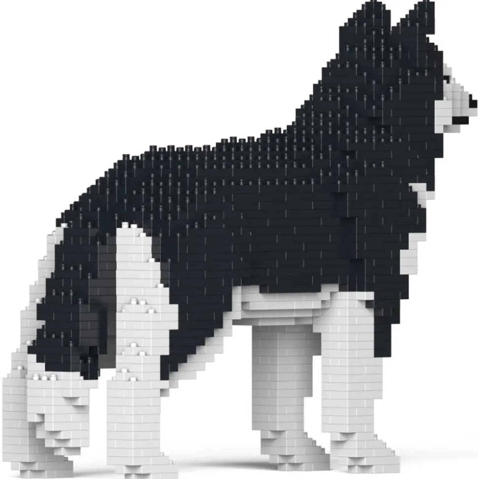 Jekca - Husky 01-M01 - Big - Lego - Sculpture - Construction - 4D - Brick Animals - Toys - Avvenice