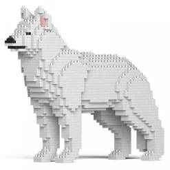Jekca - Husky 01S-M02 - Lego - Sculpture - Construction - 4D - Brick Animals - Toys - Avvenice