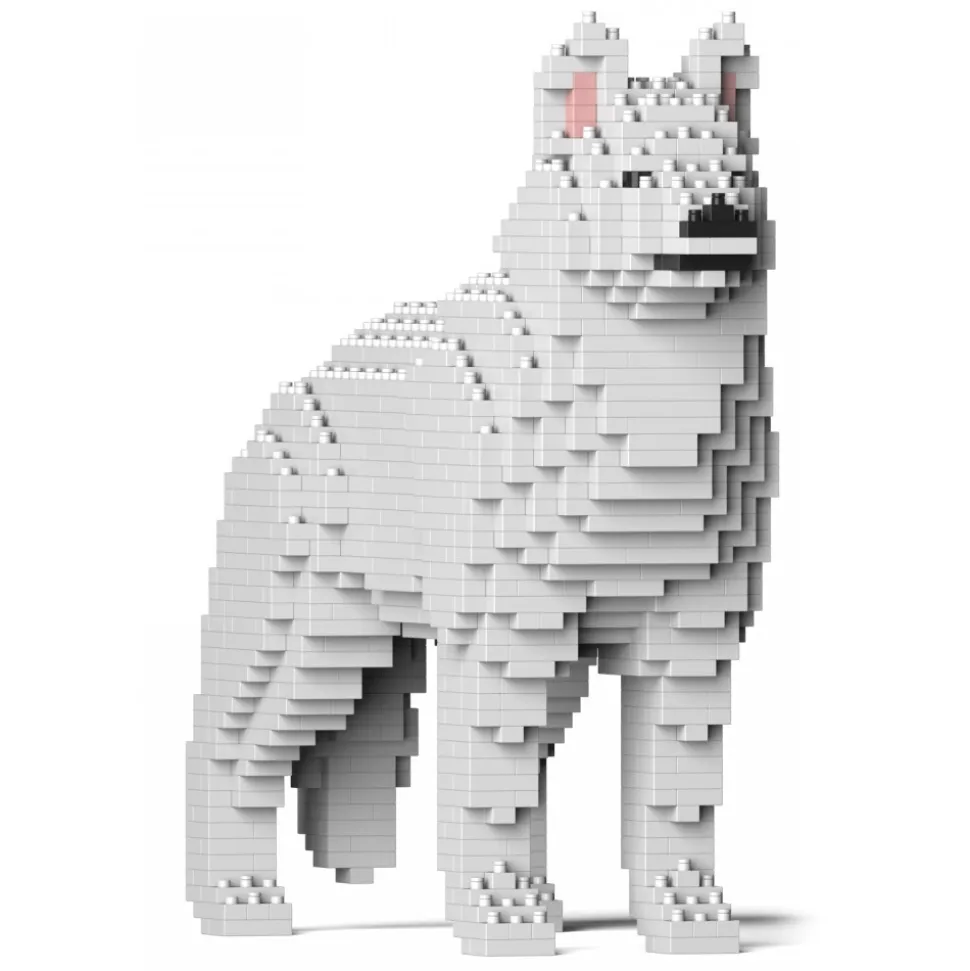 Jekca - Husky 01S-M02 - Lego - Sculpture - Construction - 4D - Brick Animals - Toys - Avvenice