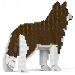Jekca - Husky 01S-M03 - Lego - Sculpture - Construction - 4D - Brick Animals - Toys - Avvenice