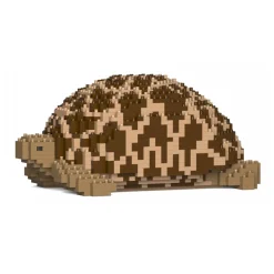 Jekca - Indian Star Tortoise 01S - Lego - Sculpture - Construction - 4D - Brick Animals - Toys - Avvenice