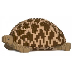 Jekca - Indian Star Tortoise 01 - Big - Lego - Sculpture - Construction - 4D - Brick Animals - Toys - Avvenice