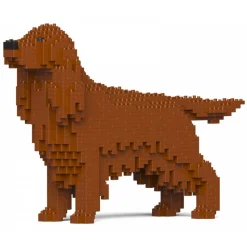Jekca - Irish Setter 01-M01 - Big - Lego - Sculpture - Construction - 4D - Brick Animals - Toys - Avvenice
