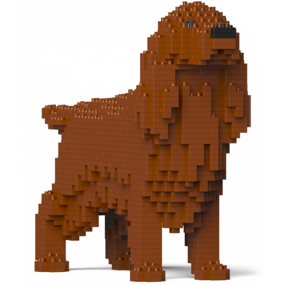 Jekca - Irish Setter 01-M01 - Big - Lego - Sculpture - Construction - 4D - Brick Animals - Toys - Avvenice