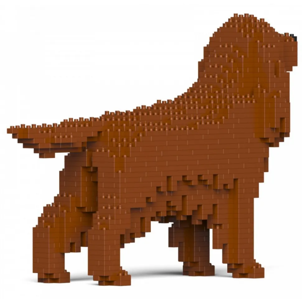 Jekca - Irish Setter 01-M01 - Big - Lego - Sculpture - Construction - 4D - Brick Animals - Toys - Avvenice