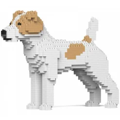 Jekca - Jack Russell Terrier 01-M03 - Big - Lego - Sculpture - Construction - 4D - Brick Animals - Toys - Avvenice