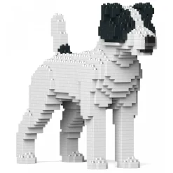 Jekca - Jack Russell Terrier 01S-M02 - Lego - Sculpture - Construction - 4D - Brick Animals - Toys - Avvenice