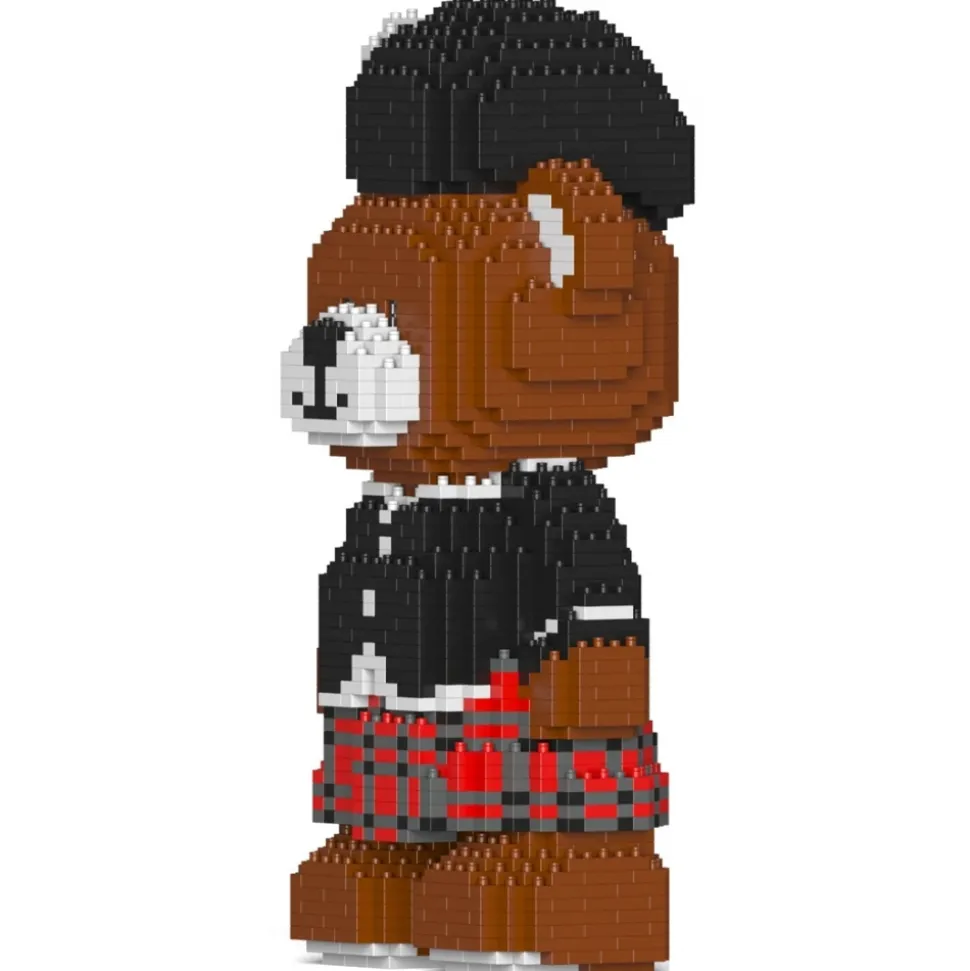 Jekca - Jekca Bear (Scottish) 01 - Lego - Sculpture - Construction - 4D - Brick Animals - Toys - Avvenice