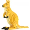 Jekca - Kangaroo 01 - Big - Lego - Sculpture - Construction - 4D - Brick Animals - Toys - Avvenice