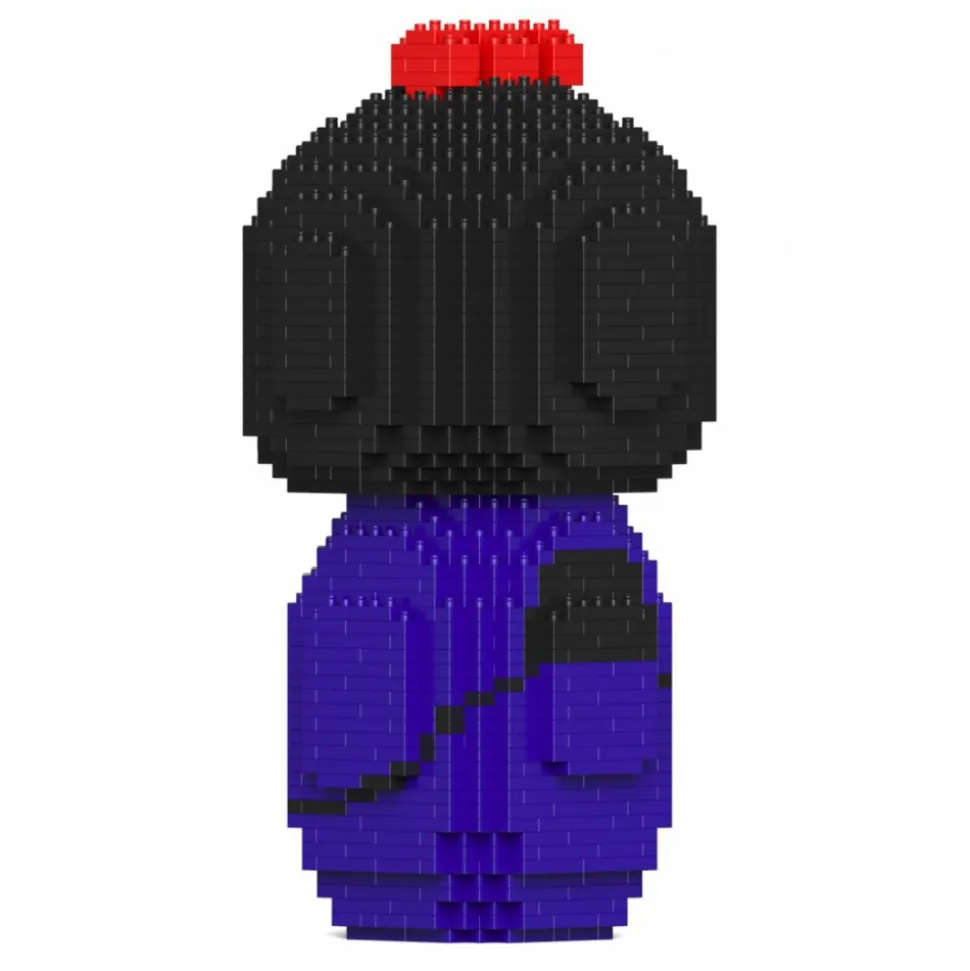 Jekca - Kokeshi Doll 01-M02 - Big - Lego - Sculpture - Construction - 4D - Brick Animals - Toys - Avvenice