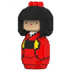 Jekca - Kokeshi Doll 01S-M01 - Lego - Sculpture - Construction - 4D - Brick Animals - Toys - Avvenice