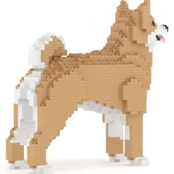 Jekca - Korean Jindo 01 - Lego - Sculpture - Construction - 4D - Brick Animals - Toys - Avvenice