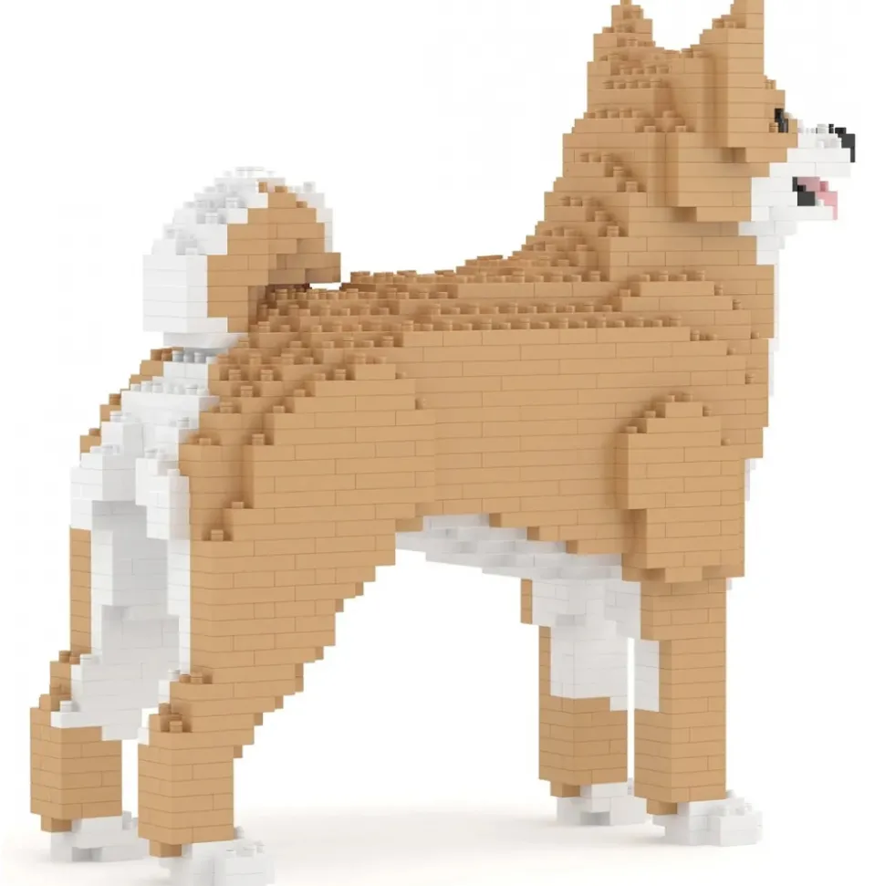 Jekca - Korean Jindo 01 - Lego - Sculpture - Construction - 4D - Brick Animals - Toys - Avvenice
