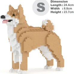 Jekca - Korean Jindo 01 - Lego - Sculpture - Construction - 4D - Brick Animals - Toys - Avvenice