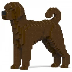 Jekca - Labradoodle 01-M03 - Big - Lego - Sculpture - Construction - 4D - Brick Animals - Toys - Avvenice