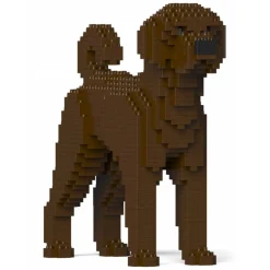 Jekca - Labradoodle 01-M03 - Big - Lego - Sculpture - Construction - 4D - Brick Animals - Toys - Avvenice