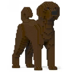 Jekca - Labradoodle 01S-M03 - Lego - Sculpture - Construction - 4D - Brick Animals - Toys - Avvenice