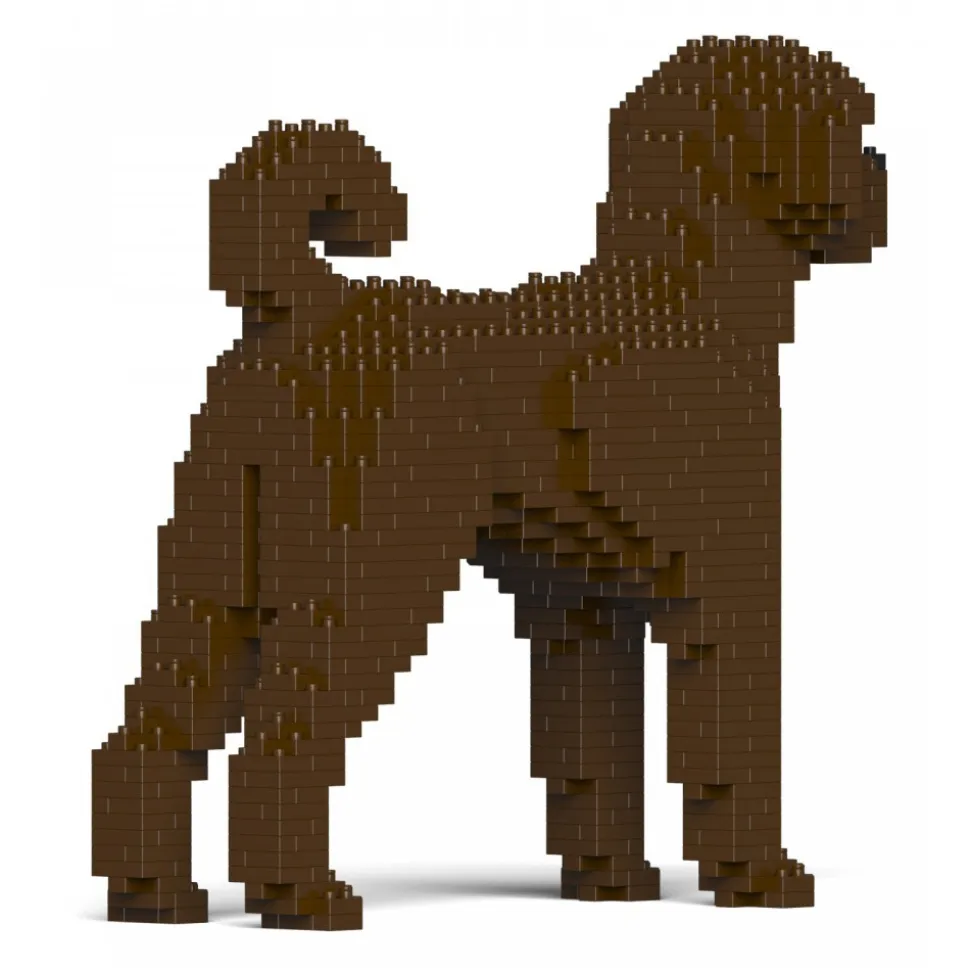 Jekca - Labradoodle 01S-M03 - Lego - Sculpture - Construction - 4D - Brick Animals - Toys - Avvenice