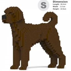 Jekca - Labradoodle 01S-M03 - Lego - Sculpture - Construction - 4D - Brick Animals - Toys - Avvenice