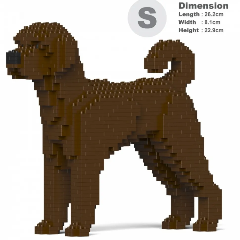 Jekca - Labradoodle 01S-M03 - Lego - Sculpture - Construction - 4D - Brick Animals - Toys - Avvenice