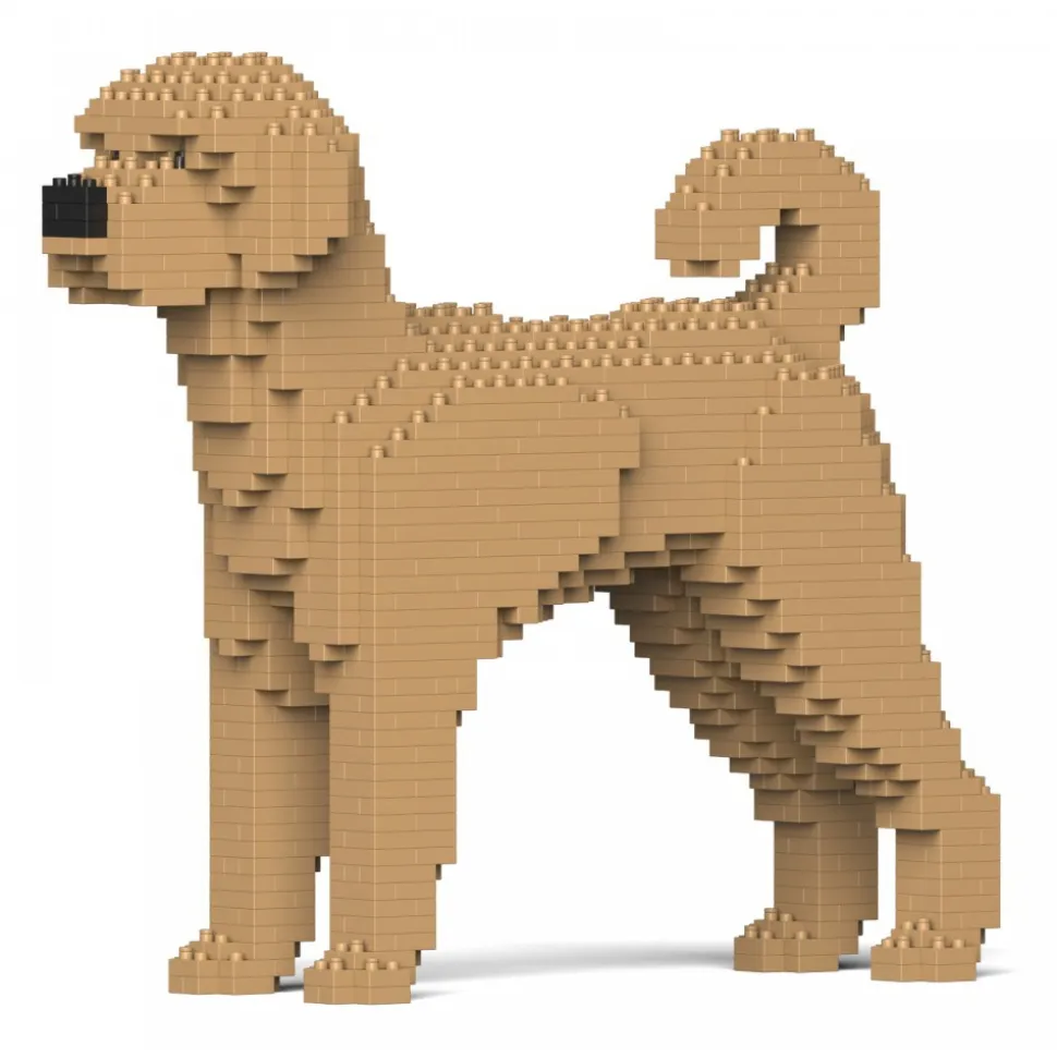 Jekca - Labradoodle 01S-M02 - Lego - Sculpture - Construction - 4D - Brick Animals - Toys - Avvenice