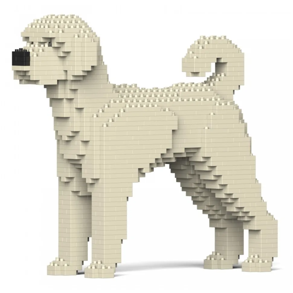 Jekca - Labradoodle 01S-M01 - Lego - Sculpture - Construction - 4D - Brick Animals - Toys - Avvenice