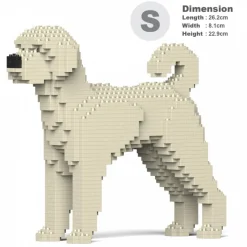 Jekca - Labradoodle 01S-M01 - Lego - Sculpture - Construction - 4D - Brick Animals - Toys - Avvenice