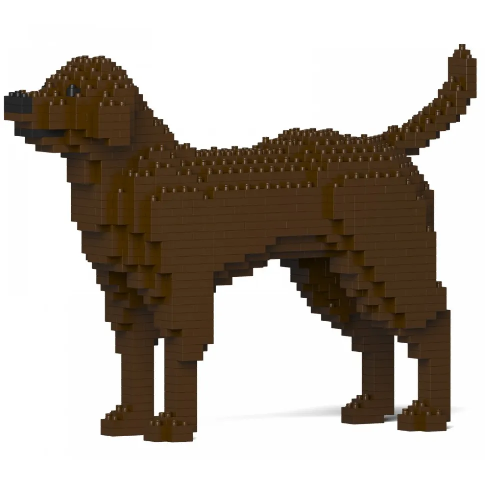 Jekca - Labrador Retriever 01S-M05 - Lego - Sculpture - Construction - 4D - Brick Animals - Toys - Avvenice
