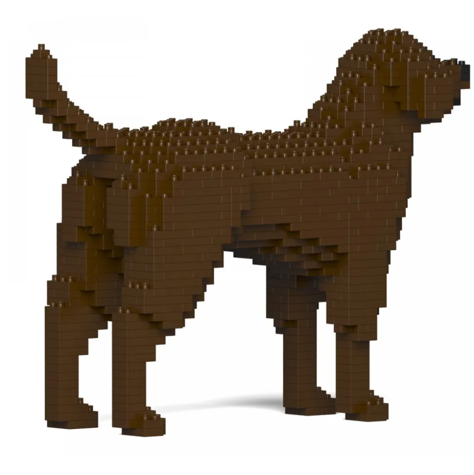 Jekca - Labrador Retriever 01S-M05 - Lego - Sculpture - Construction - 4D - Brick Animals - Toys - Avvenice