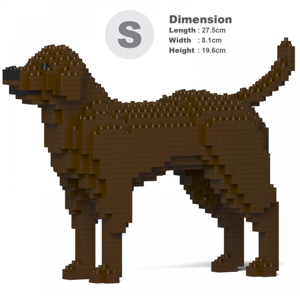 Jekca - Labrador Retriever 01S-M05 - Lego - Sculpture - Construction - 4D - Brick Animals - Toys - Avvenice