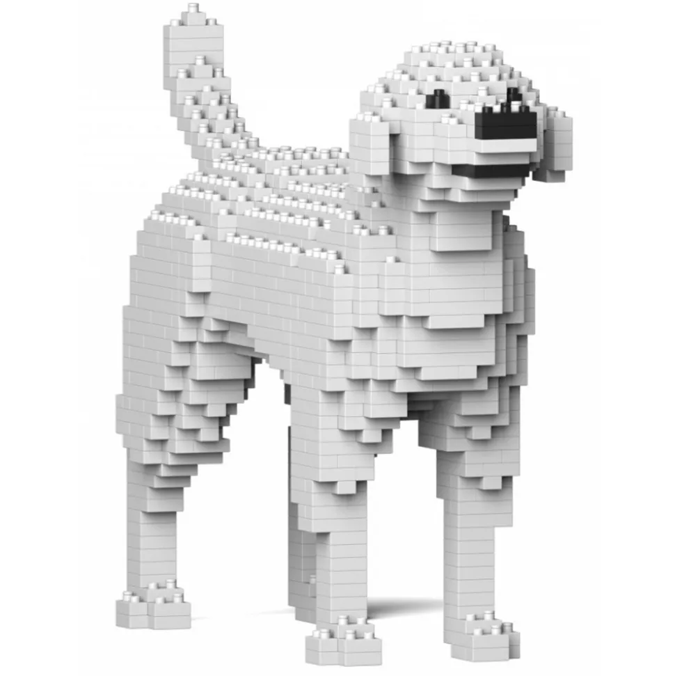 Jekca - Labrador Retriever 01-M02 - Big - Lego - Sculpture - Construction - 4D - Brick Animals - Toys - Avvenice