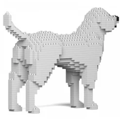 Jekca - Labrador Retriever 01-M02 - Big - Lego - Sculpture - Construction - 4D - Brick Animals - Toys - Avvenice