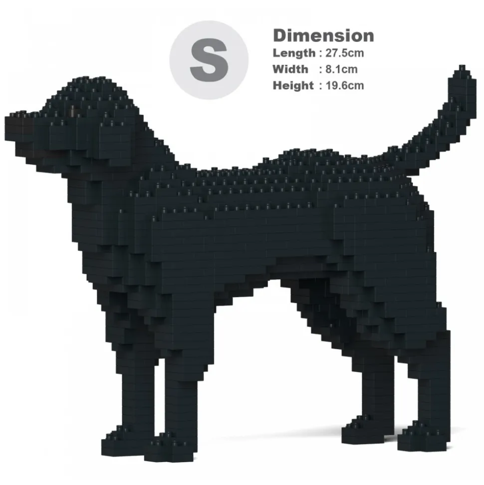 Jekca - Labrador Retriever 01S-M03 - Lego - Sculpture - Construction - 4D - Brick Animals - Toys - Avvenice