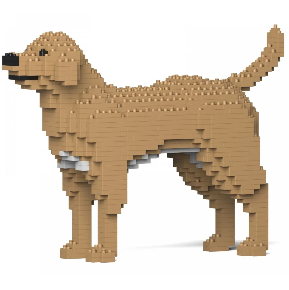 Jekca - Labrador Retriever 01S-M04 - Lego - Sculpture - Construction - 4D - Brick Animals - Toys - Avvenice