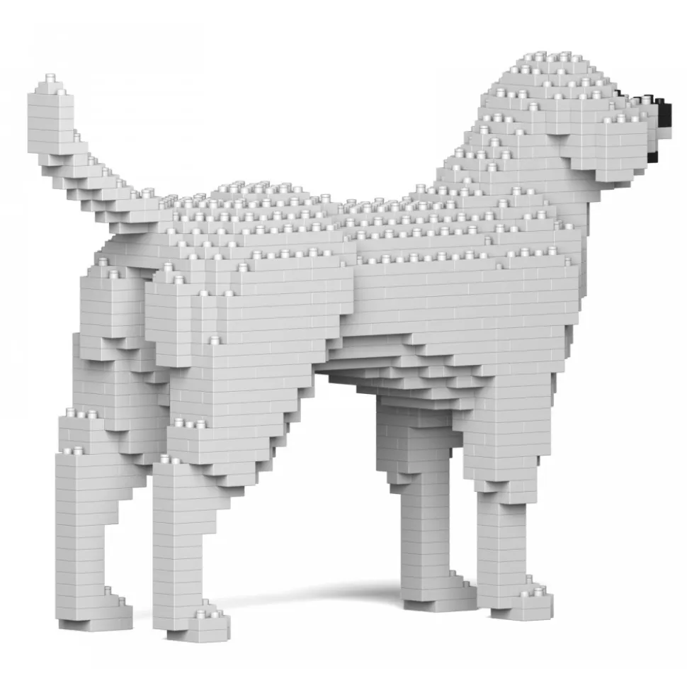 Jekca - Labrador Retriever 01S-M02 - Lego - Sculpture - Construction - 4D - Brick Animals - Toys - Avvenice