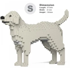 Jekca - Labrador Retriever 01S-M06 - Lego - Sculpture - Construction - 4D - Brick Animals - Toys - Avvenice