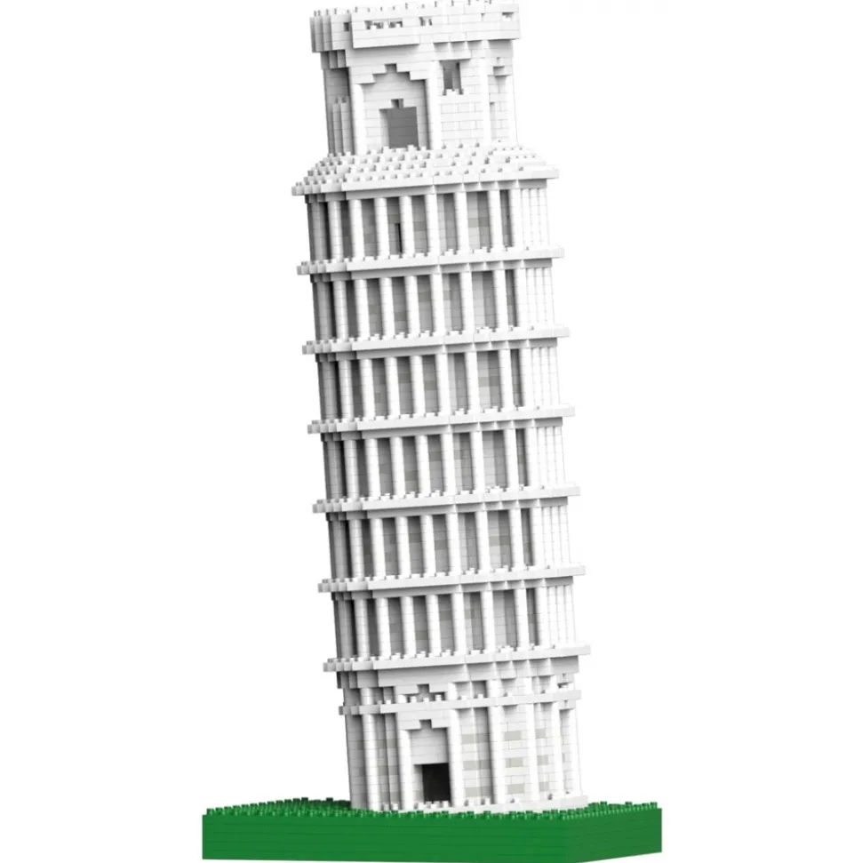 Jekca - Leaning Tower of Pisa 01S - Lego - Sculpture - Construction - 4D - Brick Animals - Toys - Avvenice
