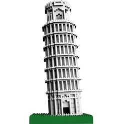 Jekca - Leaning Tower of Pisa 01S - Lego - Sculpture - Construction - 4D - Brick Animals - Toys - Avvenice