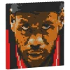 Jekca - LeBron James Brick Painting 01S - Lego - Sculpture - Construction - 4D - Brick Animals - Toys - Avvenice