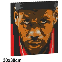 Jekca - LeBron James Brick Painting 01S - Lego - Sculpture - Construction - 4D - Brick Animals - Toys - Avvenice
