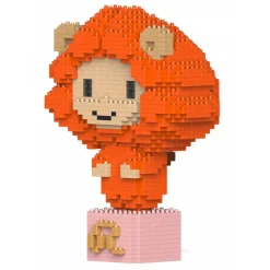 Jekca - Leo 01 - Big - Lego - Sculpture - Construction - 4D - Brick Animals - Toys - Avvenice