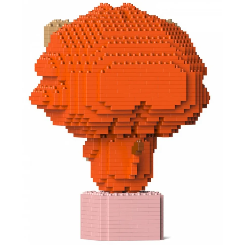 Jekca - Leo 01 - Big - Lego - Sculpture - Construction - 4D - Brick Animals - Toys - Avvenice