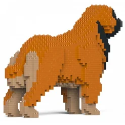Jekca - Leonberger 01-M01 - Big - Lego - Sculpture - Construction - 4D - Brick Animals - Toys - Avvenice