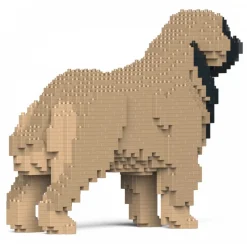 Jekca - Leonberger 01-M02 - Big - Lego - Sculpture - Construction - 4D - Brick Animals - Toys - Avvenice