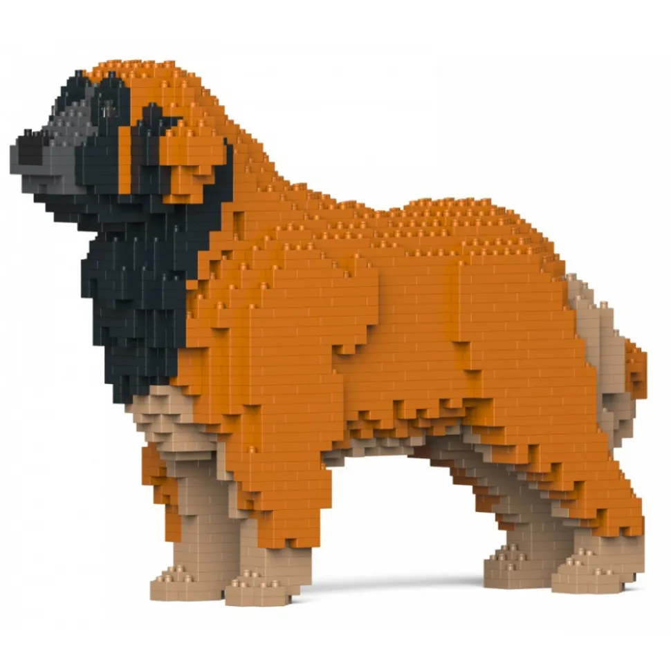 Jekca - Leonberger 01S-M01 - Lego - Sculpture - Construction - 4D - Brick Animals - Toys - Avvenice