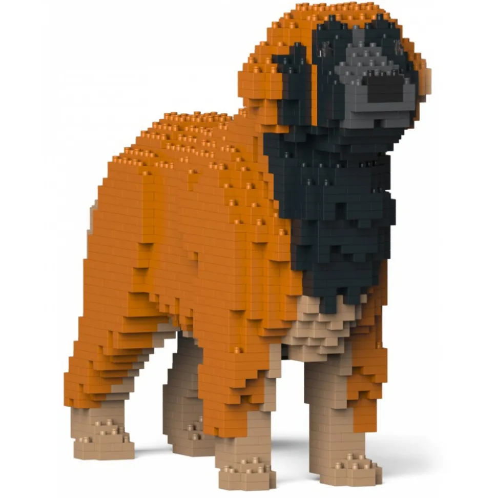 Jekca - Leonberger 01S-M01 - Lego - Sculpture - Construction - 4D - Brick Animals - Toys - Avvenice