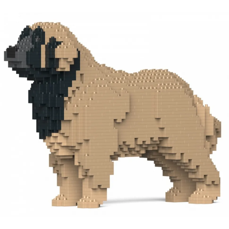 Jekca - Leonberger 01S-M02 - Lego - Sculpture - Construction - 4D - Brick Animals - Toys - Avvenice