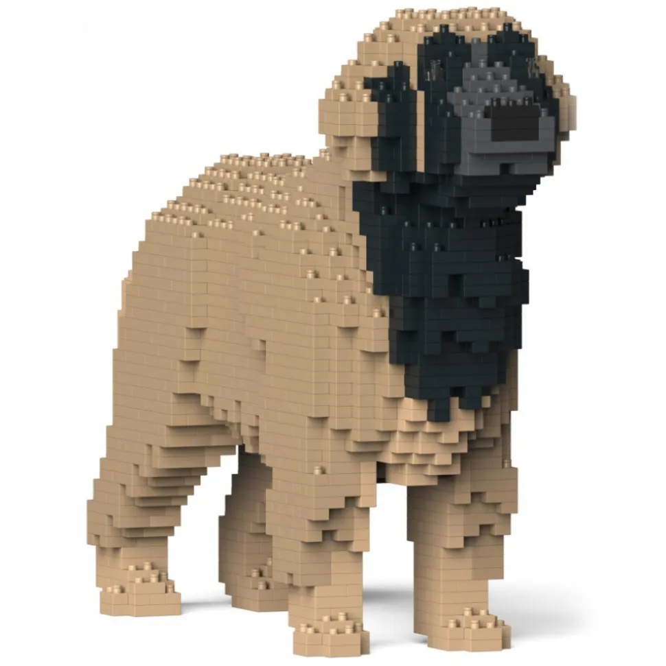 Jekca - Leonberger 01S-M02 - Lego - Sculpture - Construction - 4D - Brick Animals - Toys - Avvenice