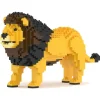 Jekca - Lion 01 - Big - Lego - Sculpture - Construction - 4D - Brick Animals - Toys - Avvenice