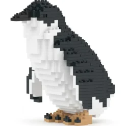 Jekca - Little Penguin 01 - Big - Lego - Sculpture - Construction - 4D - Brick Animals - Toys - Avvenice
